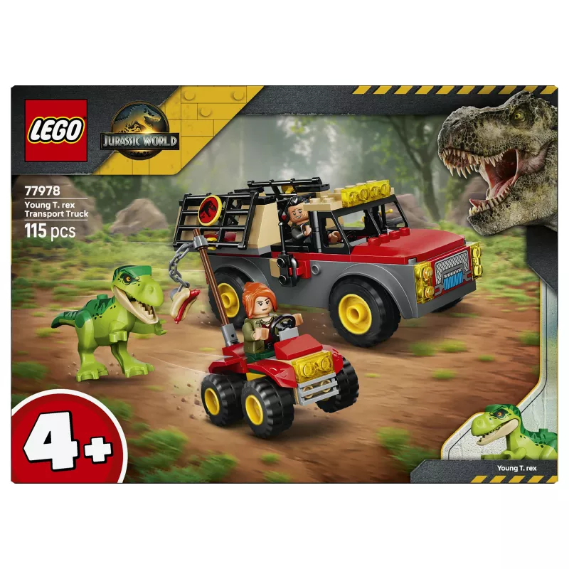 LEGO Jurassic World 77978 Jaunojo T. rekso transportavimo sunkvežimis