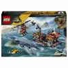 LEGO Jurassic World 77983 Mosasaurus Dinosaur Boat Attack (280 dalių, 3 minifigūrėlės, nuo 7 metų)