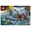 LEGO Jurassic World 77983 Mosasaurus Dinosaur Boat Attack (280 dalių, 3 minifigūrėlės, nuo 7 metų)