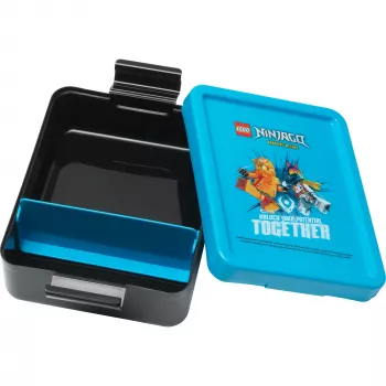 LEGO Lunch Box Ninjago Mėlyna/Juoda PP su Emotikonų Grafika 1.2L