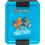 LEGO Lunch Box Ninjago Mėlyna/Juoda PP su Emotikonų Grafika 1.2L