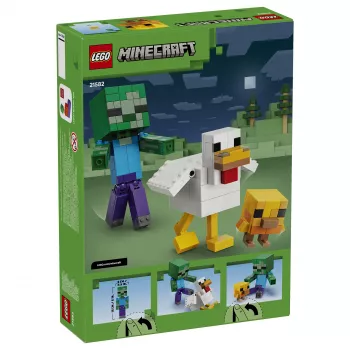 LEGO Minecraft 21582 Viščiukų Jockey Statybos Rinkinys