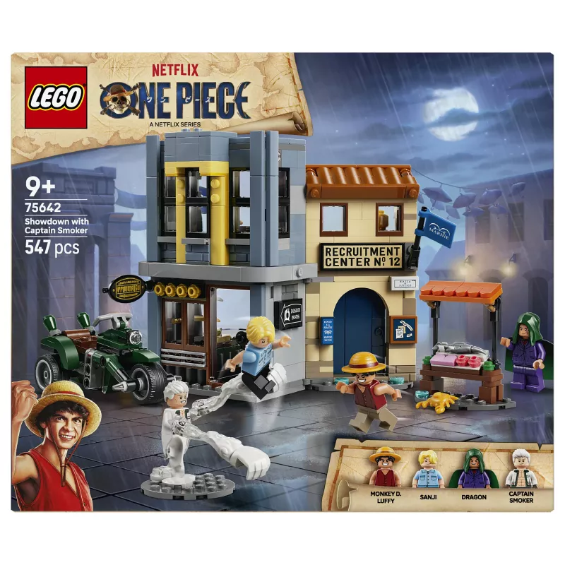 LEGO One Piece 75642 „Showdown with Captain Smoker“ statybinis rinkinys
