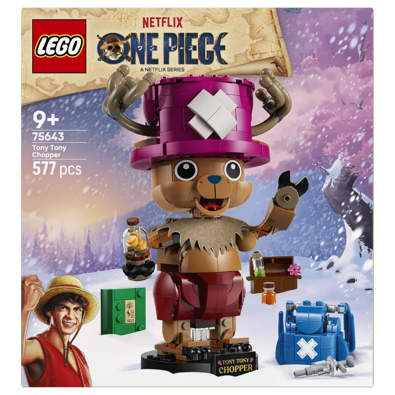 LEGO One Piece 75643 Tony Tony Chopper Konstrukcinis Rinkinys (250 dalių)