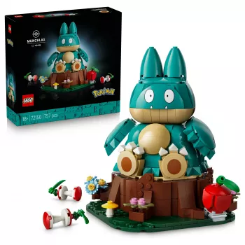 LEGO Pokémon 72150 Munchlax Statybinė Figūrėlė (823 dalys, nuo 10 metų)