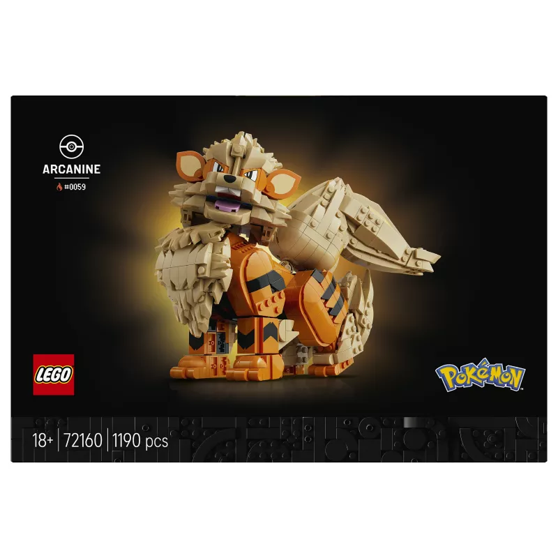 LEGO Pokémon Arcanine statybinis rinkinys (72160)
