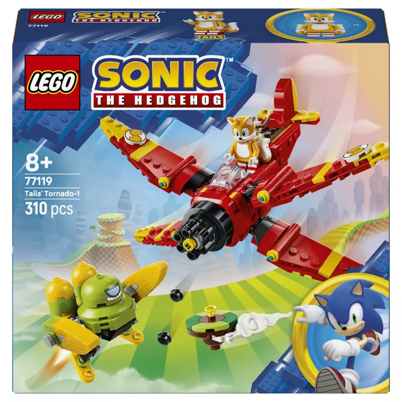 LEGO Sonic the Hedgehog 77119 Tails ir Tornado-1