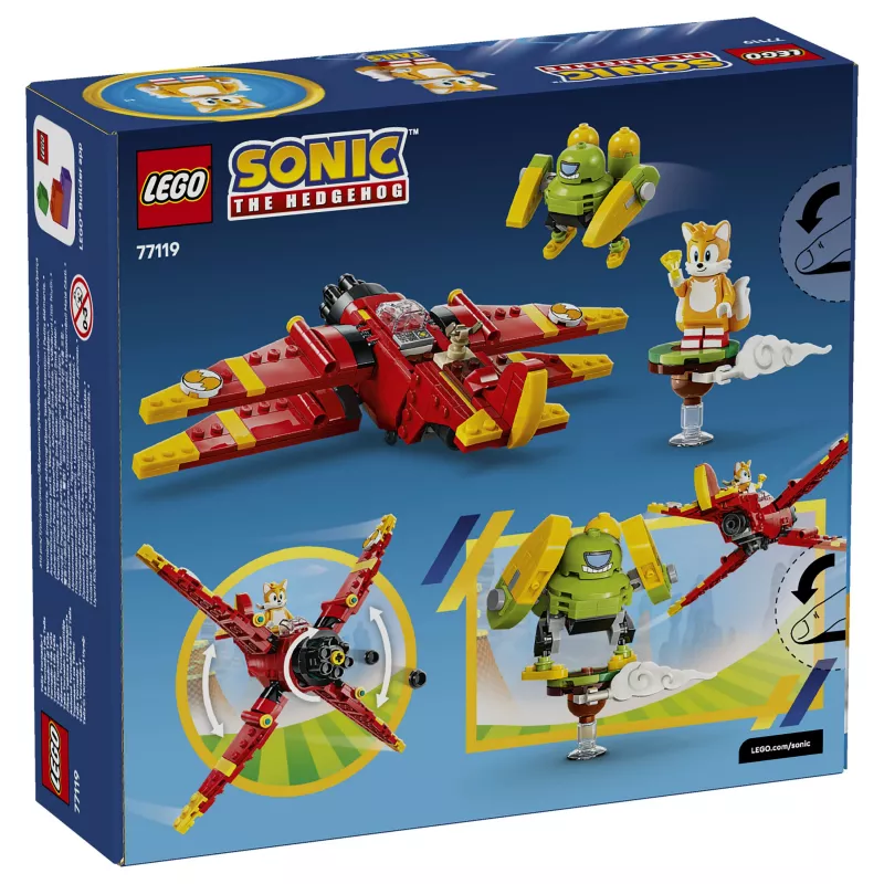 LEGO Sonic the Hedgehog 77119 Tails ir Tornado-1