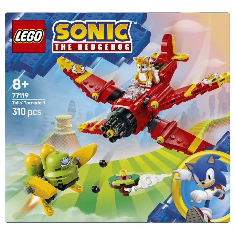 LEGO Sonic the Hedgehog 77119 Tails ir Tornado-1