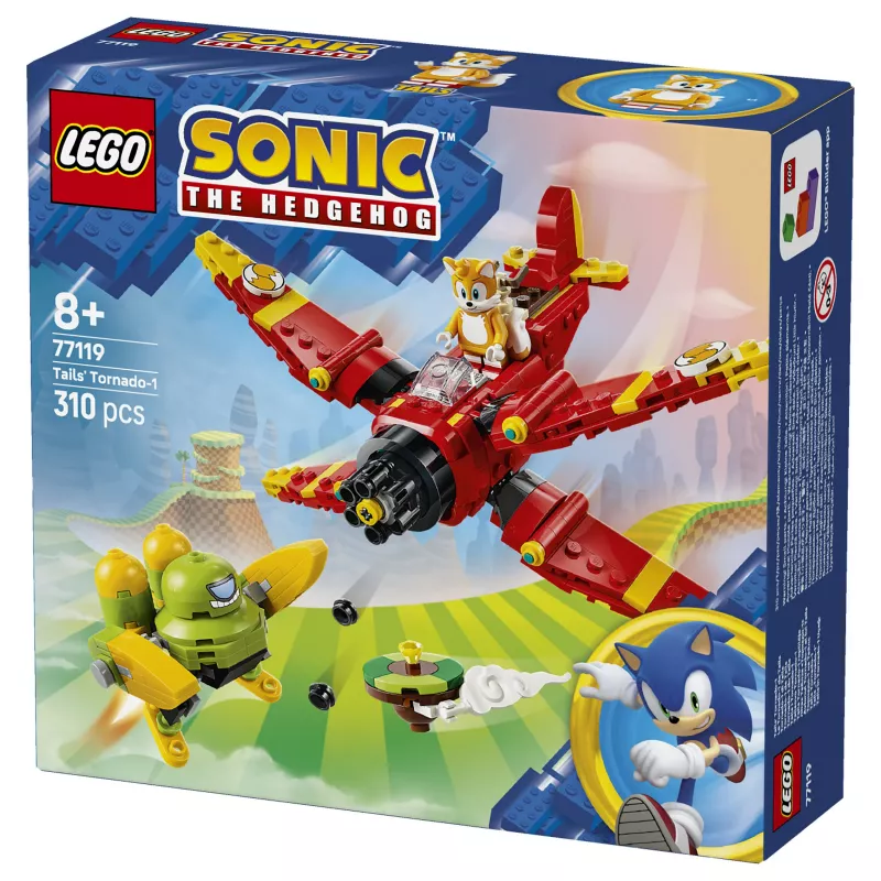 LEGO Sonic the Hedgehog 77119 Tails ir Tornado-1