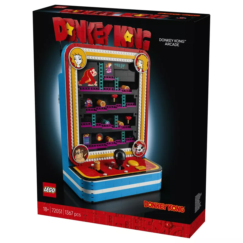 LEGO Super Mario 72051 Donkey Kong Arcade Machine Statybinis Rinkinys