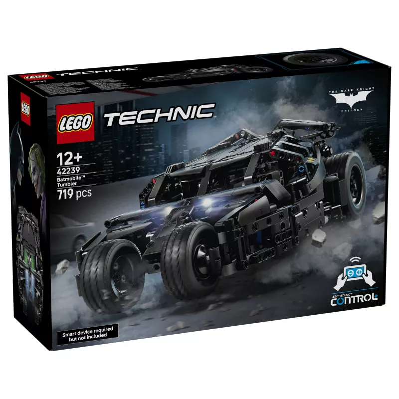 LEGO Technic 42239 Batmobile Tumbler – 1360 dalių pažangus konstravimo rinkinys