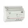 Legrand BTicino 346050 2 laidų sistemos maitinimo blokas su vaizdo adapteriu, montuojamas ant DIN bėgelio, 6 modulių, juodas, 105x65x90 mm