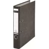 Leitz 1050 Standard svirtinio segtuvo aplankas A4 52 mm juodas perdirbto kartono su plyšiais, piršto skylute, metaliniais apsauginiais kampais 1050-50-95