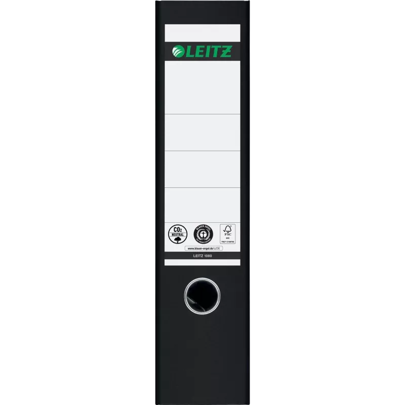 Leitz 1080-50-95 A4 segtuvas su svirtimi 80 mm juodas