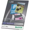 LEITZ A3 blizgios laminavimo plėvelės 250 mikronų Crystal Clear, 25 vnt. (7491-00-00)