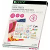 Leitz A4 laminavimo plėvelės, 80 mikronų, blizgios, 100 vnt., nesikemšančios UDT 7430-00-02