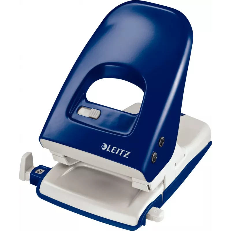 LEITZ Nexxt 5138 mėlynas 40 lapų 2 skylių perforatorius su metaliniu pagrindu ir plastikiniu viršumi 5138-00-35