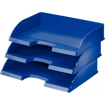 Leitz WOW A4 dokumentų laikymo dėžė Metallic Blue 70 mm nugarėlė Click & Store 5218-00-35
