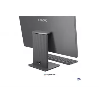Lenovo IdeaCentre AIO 27IPH11 All-in-One stalinis kompiuteris, 27 col. QHD, Intel Core Ultra 7 355, 32GB LPDDR5X, 1TB SSD, Intel Graphics, Windows 11 Home, pilka (Luna Grey), angliška klaviatūra, 2 metų garantija