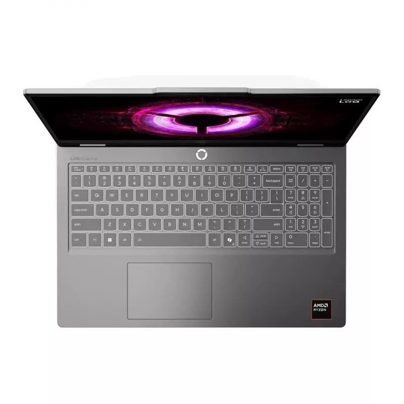 Nešiojamas žaidimų kompiuteris Lenovo LOQ Essential 15ARP11 15.6 inch FHD 144Hz – AMD Ryzen 5 150, 16GB DDR5, 512GB SSD, GeForce RTX 5050 8GB, Windows 11, Luna Grey