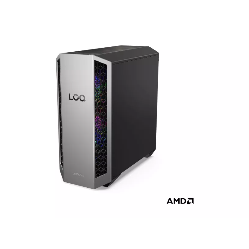 Lenovo LOQ Tower 26ADR10 žaidimų kompiuteris (AMD Ryzen 9 8945HX, 16GB DDR5, 1TB SSD, NVIDIA GeForce RTX 5070 12GB, Windows 11 Home)