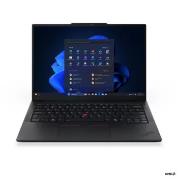Lenovo ThinkPad E14 G8 AMD 14 colio WUXGA IPS nešiojamasis kompiuteris, AMD Ryzen AI 5 330, 16 GB DDR5 RAM, 512 GB SSD, Radeon Graphics, Windows 11 Pro, juodos spalvos, nordiška klaviatūra