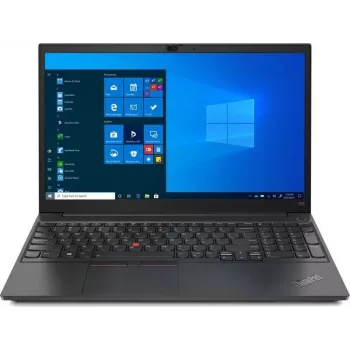 Lenovo ThinkPad E15 G3 15.6 inch FHD nešiojamas kompiuteris - AMD Ryzen 5 5500U, 8GB RAM, 256GB SSD, Wi-Fi 6, juodas
