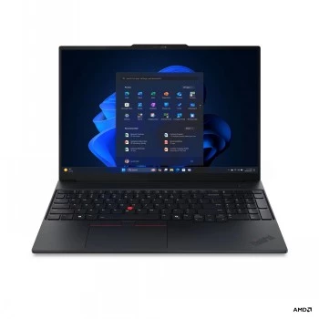 Lenovo ThinkPad E16 Gen 4 16 colių WUXGA AMD Ryzen 7 AI 345 16GB 512GB SSD AMD Radeon 840M Windows 11 Pro Nordic apšviesta klaviatūra pirštų atspaudų skaitytuvas 3 m. garantija