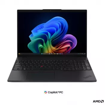 Lenovo ThinkPad L16 G3 AMD 16 colių WUXGA IPS nešiojamas kompiuteris, AMD Ryzen AI 5 430, 24 GB DDR5 RAM, 512 GB SSD, AMD Radeon 840M, Windows 11 Pro, juodos spalvos