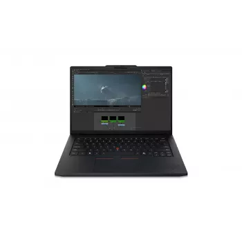 Lenovo ThinkPad P14s Gen 7 14,5 inch WUXGA nešiojamas kompiuteris, Intel Core Ultra 7 356H, 16GB RAM, 512GB SSD, NVIDIA RTX PRO 500 Blackwell Generation 6GB, Windows 11 Pro, Šiaurietiška apšviesta klaviatūra, Juoda, Pirštų atspaudų skaitytuvas