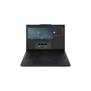 Lenovo ThinkPad P14s Gen 7 14.5 inch WUXGA nešiojamas kompiuteris, Intel Core Ultra 7 356H, 32 GB RAM, 1 TB SSD, NVIDIA RTX PRO 500 Blackwell Generation 6 GB, Windows 11 Pro, Šiaurės šalių apšviesta klaviatūra, juoda, pirštų atspaudų skaitytuvas, 5G