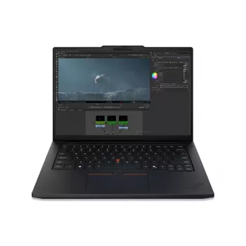 Lenovo ThinkPad P14s Gen 7 14,5 inch WUXGA nešiojamas kompiuteris, Intel Core Ultra 7 366H, 32GB RAM, 1TB SSD, NVIDIA RTX PRO 1000 Blackwell Generation 8GB, Windows 11 Pro, Nordic apšviesta klaviatūra, juodas, pirštų atspaudų skaitytuvas
