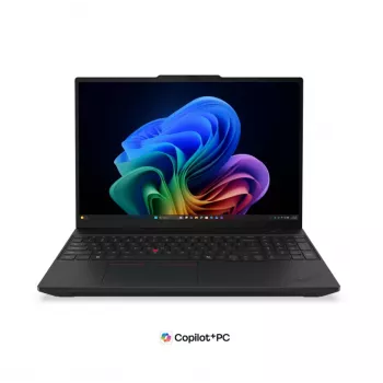 Nešiojamas kompiuteris Lenovo ThinkPad T16 Gen 5 16 inch WUXGA, Intel Core Ultra 5 325U, 16GB DDR5, 512GB SSD, Intel Graphics, Windows 11 Pro, Nordic apšviesta klaviatūra, juodas, pirštų atspaudų skaitytuvas, 5G paruoštas, 3 metų garantija