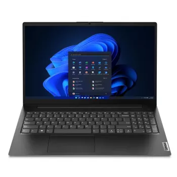 Lenovo V15 G4 AMN 15.6 inch Full HD nešiojamas kompiuteris - AMD Ryzen 3 7320U, 8GB LPDDR5, 256GB SSD, AMD Radeon Graphics, angliška klaviatūra, juoda spalva