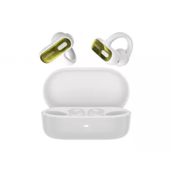 Lenovo X500 „Open-Ear“ uždedamos belaidės ausinės su mikrofonu – baltos