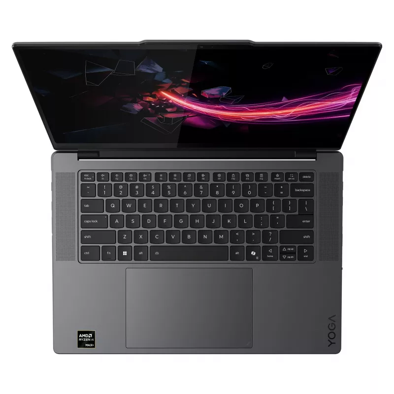 Lenovo Yoga 7 Pro 15ASH11 2-in-1 nešiojamas kompiuteris, 15,3 colio OLED jutiklinis ekranas, AMD Ryzen AI MAX+ 388, 32GB RAM, 1TB SSD, Windows 11 Home, Storm Grey
