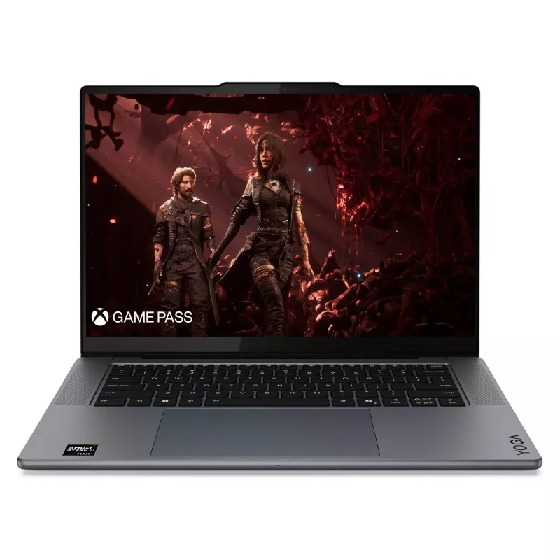 Lenovo Yoga 7 Pro 15ASH11 2-in-1 nešiojamas kompiuteris, 15,3 colio OLED jutiklinis ekranas, AMD Ryzen AI MAX+ 388, 32GB RAM, 1TB SSD, Windows 11 Home, Storm Grey