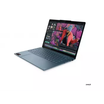 Lenovo Yoga Slim 7 14AKP10 AMD 14 colio OLED WUXGA nešiojamas kompiuteris, Tidal Teal, AMD Ryzen AI 7 350, 16GB LPDDR5X, 512GB SSD, Windows 11 Home