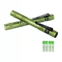 LEPRO 120023L-GN-2 LED žibintuvėlis, 2 vnt., 1000 liumenų, su priartinimu, IPX4 atsparus vandeniui, 5 režimai, CREE XPE, juodos spalvos