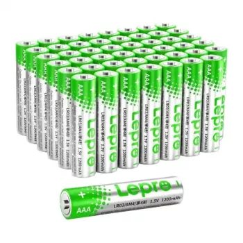 LEPRO 130001-48 AAA R3 šarminės baterijos, 48 vnt. pakuotė | 1,5V ilgaamžės, be gyvsidabrio