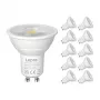 LEPRO 200084-DW-EU-10 GU10 pritemdoma LED lemputė, 4,5W, 345 lm, 6500K, 38°, 10 vnt.