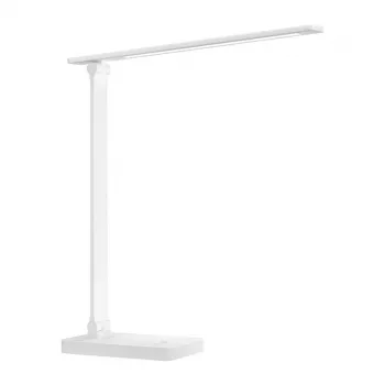 LEPRO 310003 LED stalinė lempa, 700 lm, 5 spalvų temperatūrų, liečiamas reguliavimas, USB įkrovimo prievadas, balta