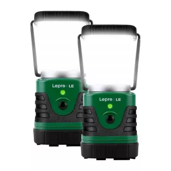 LEPRO 3300008-2 stovyklavimo žibintas, 4400mAh, 2 vnt. komplektas
