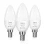 LEPRO 600059-WW-EU-3 LED lemputė E14 C37 4,2W (40W atitikmuo) 470lm 2700K šiltai balta 250° spindulio kampas, 3 vnt. pakuotė