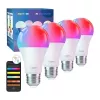 LEPRO B2 E27 Wi-Fi LED lemputė Smart RGB+CCT 9W (60W ekvivalentas) 806lm reguliuojama balta 2700K-6500K