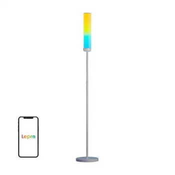 Lepro O1 AI Floor Lamp - Išmanusis toršeras, 2000 liumenų, RGB+CCT, Wi-Fi, veikia su Alexa/Google Assistant