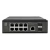 LevelOne pramoninis PoE+ valdiklis 8x 2.5G PoE, 2x 1G, 2x 10G SFP+ Uplinks, nevaldomas, DIN bėgelis, IP30