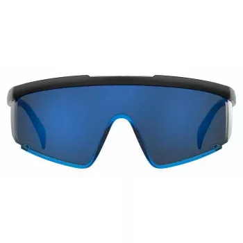 Levi's LV-1008-S-OY4 Unisex Shield Sunglasses - Black Frame Grey Lens UV400