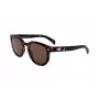 LEVI'S LV-1022-S-086 Unisex Rectangular Sunglasses - Havana Frame, Brown Lens, 51mm